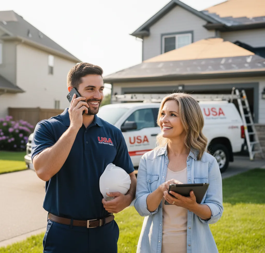 USA Roof Repair Experts customer support in Mccormick